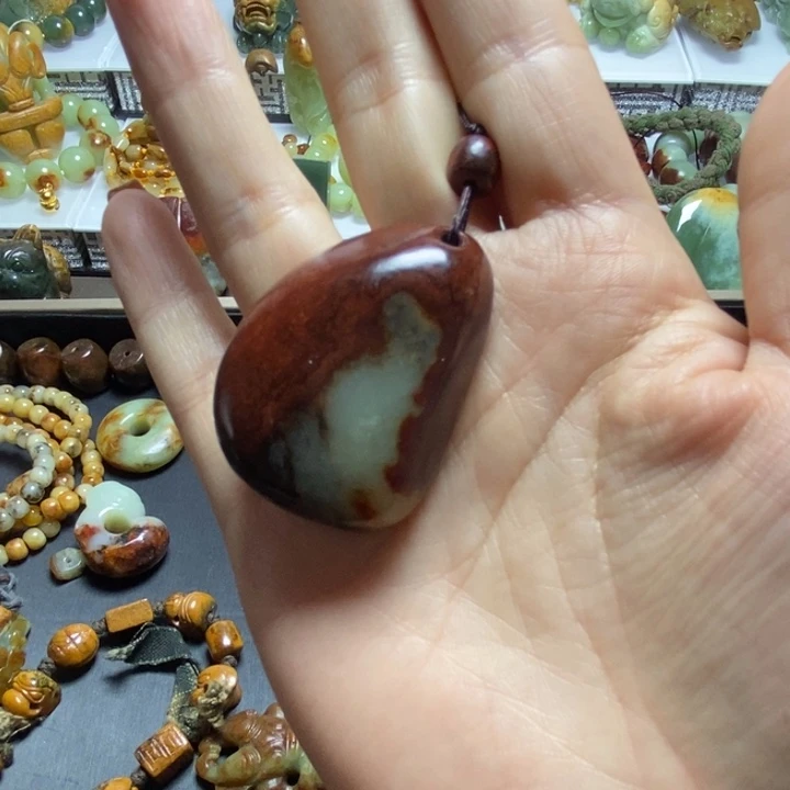 石***缘未镶嵌岫岩河磨玉（透闪石质玉）珠宝奇石