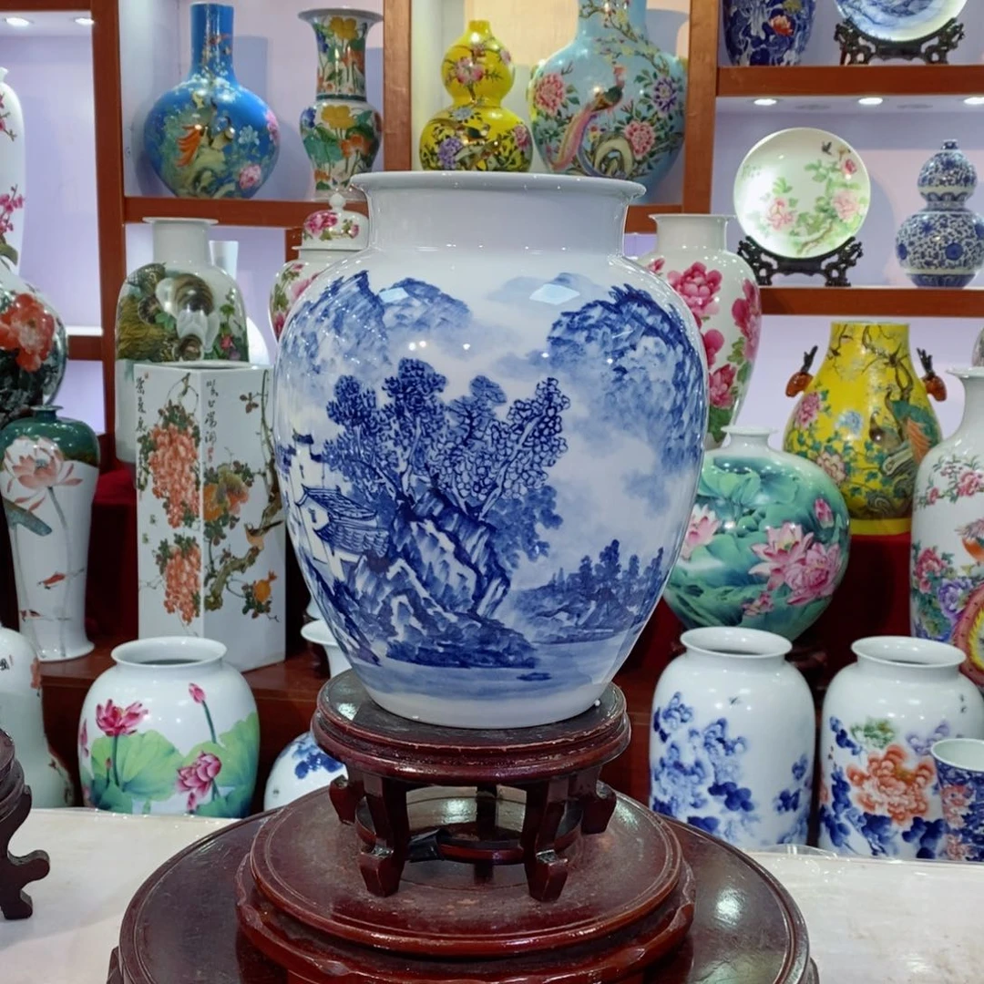 瓶景德镇陶瓷手绘