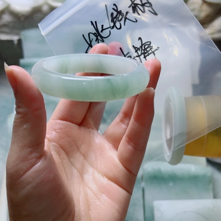 @****未镶嵌定制石英质玉（天山翠）定制款54