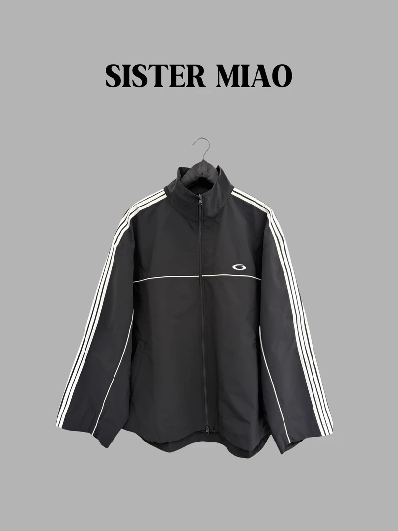 SISTER MIAO•运动休闲男女同款五条杠外套