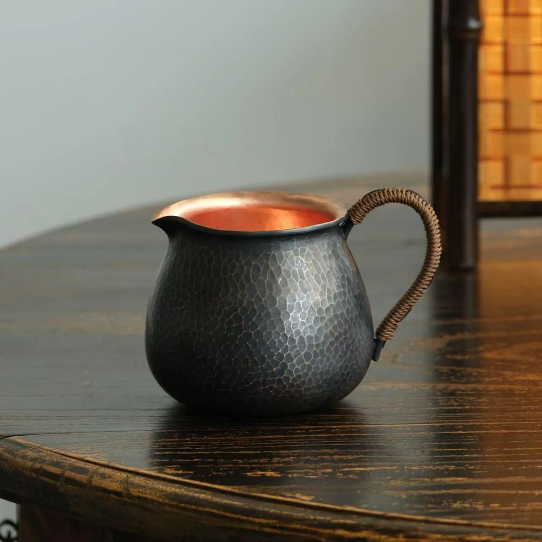 Y云长甄选 锻打紫铜公道杯-黑色（240ml）