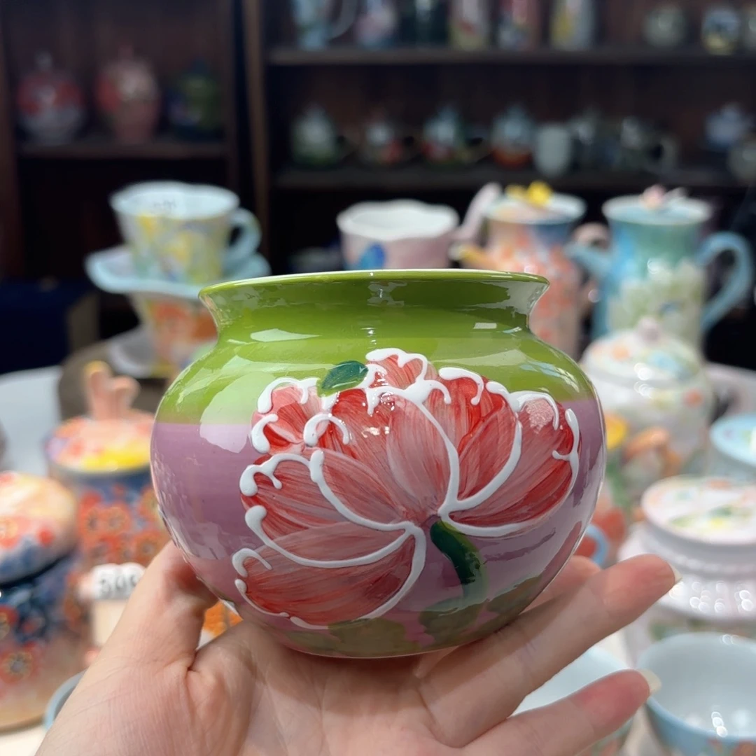 景德镇手绘高温釉下彩陶瓷茶具
