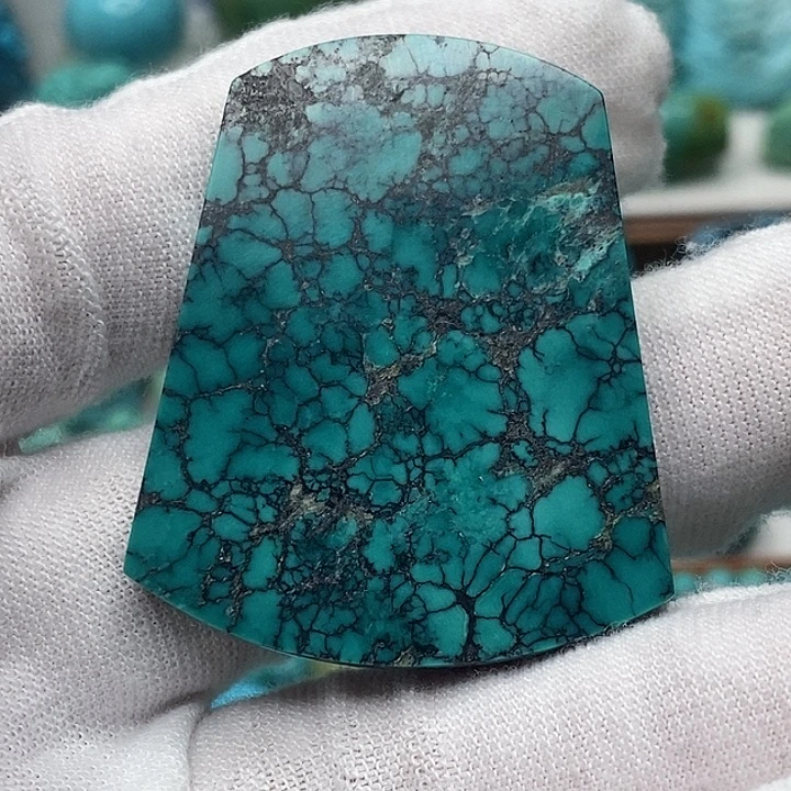 绿松石未镶嵌天然原矿 地大质检