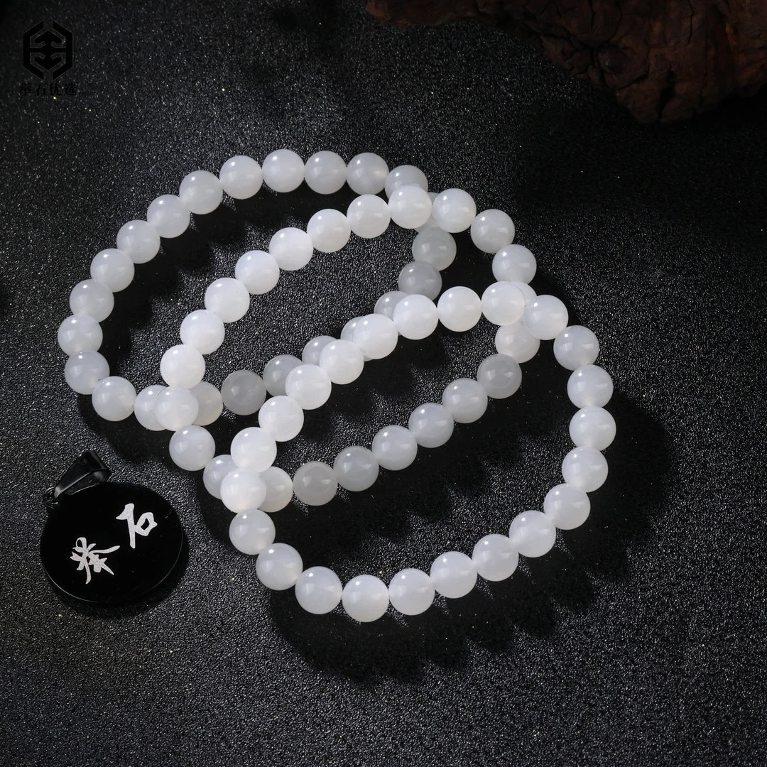 【举石优选】S0723-S1980-14和田玉手串（一件/多样性发/约7mm+）K