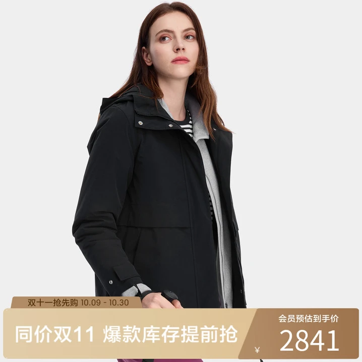 【25年新款棉服】AIGLE艾高MTD防风防雨收腰保暖棉服BL61