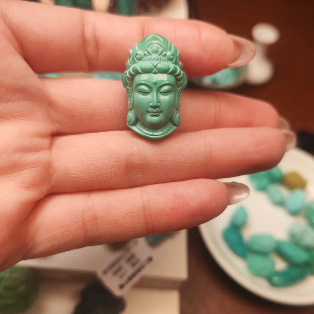 湖北十堰原矿绿松石