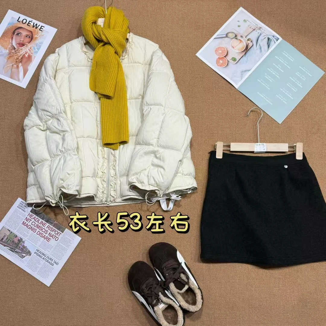【志玲家】优选1007款花边羽绒服