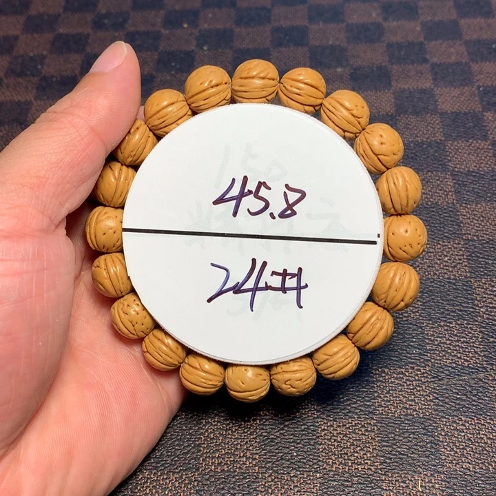 桃核手串24号健健康康