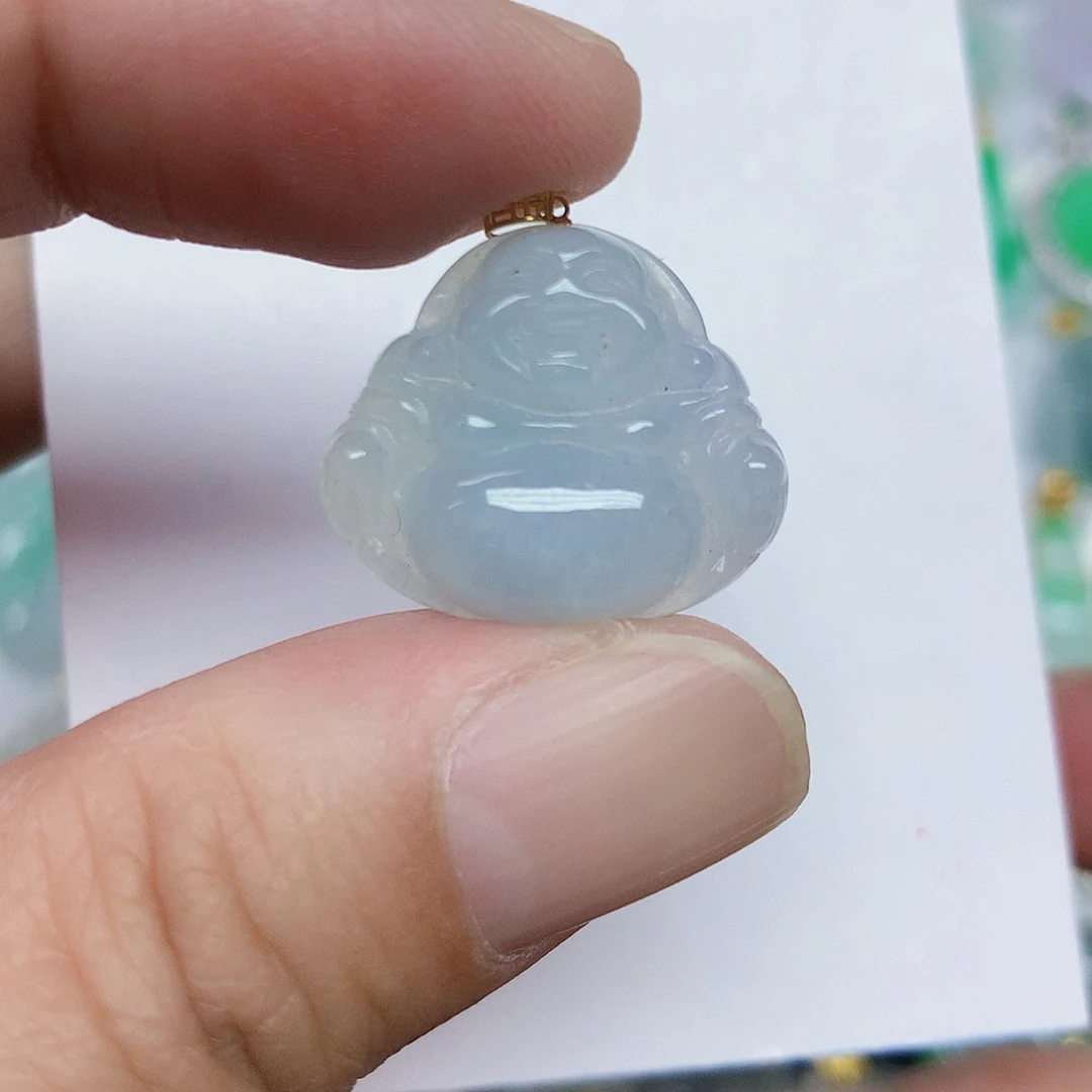翡翠未镶嵌颈饰3456785