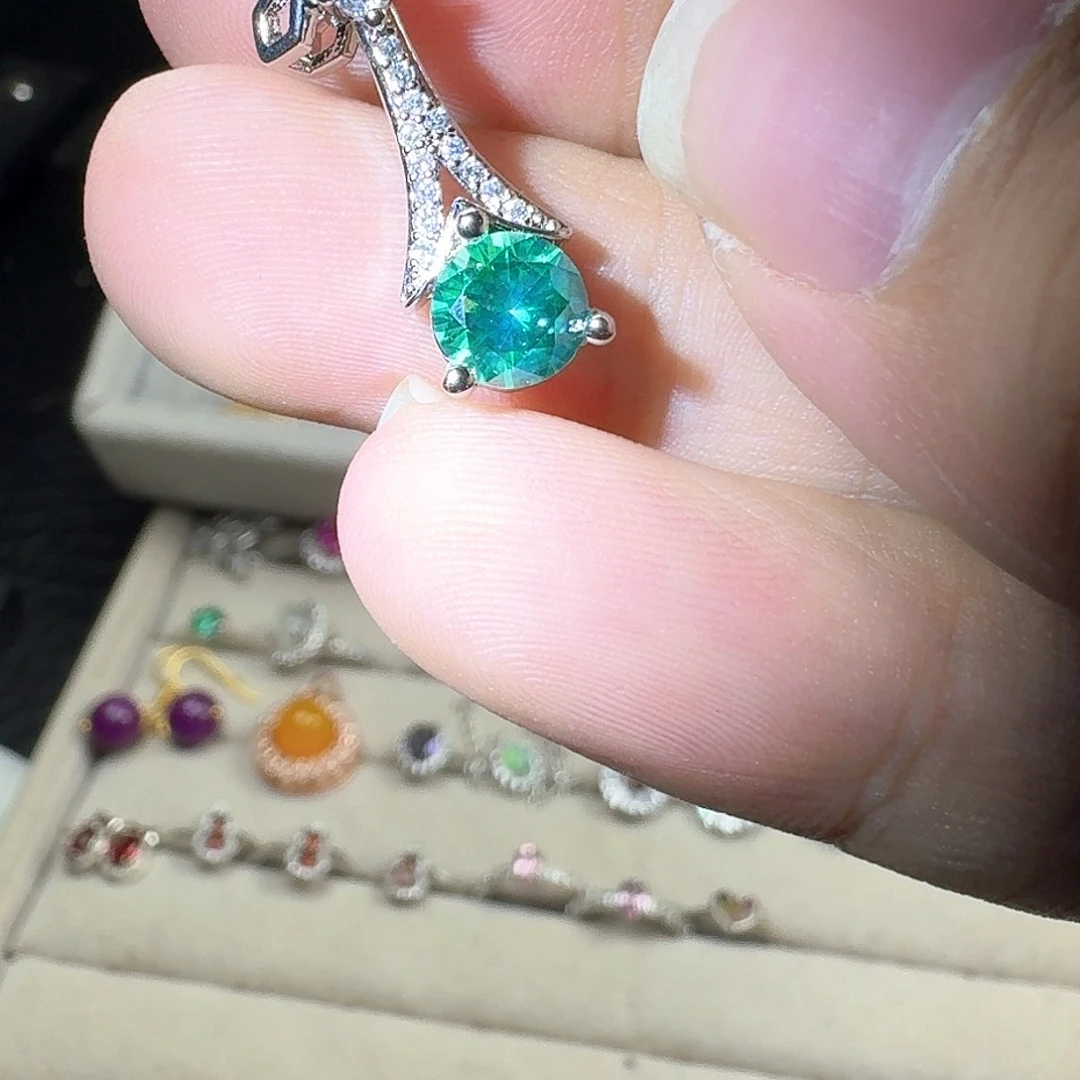 芙蓉石戒指银S925镶嵌