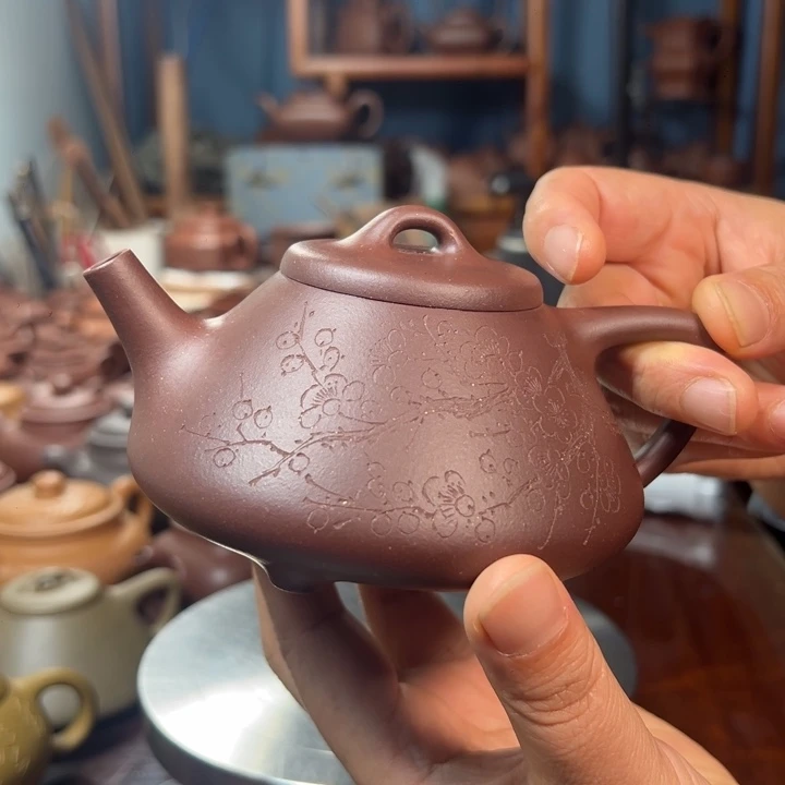 时***转紫砂茶壶宜兴紫砂壶