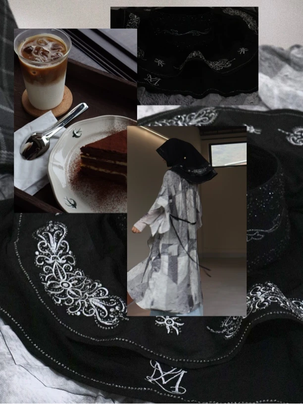 莫栗六月新款chinoiserie｜法式中国风头巾 不退换慎拍