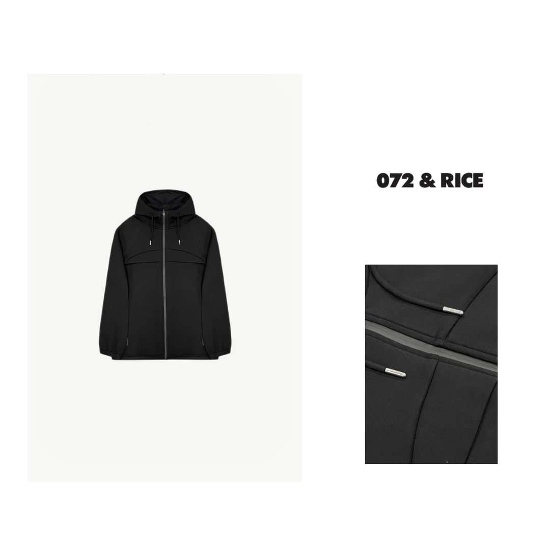 072 & RICE【宝家】秋季连帽抽绳长袖外套 KSS-GDZZ019 FF