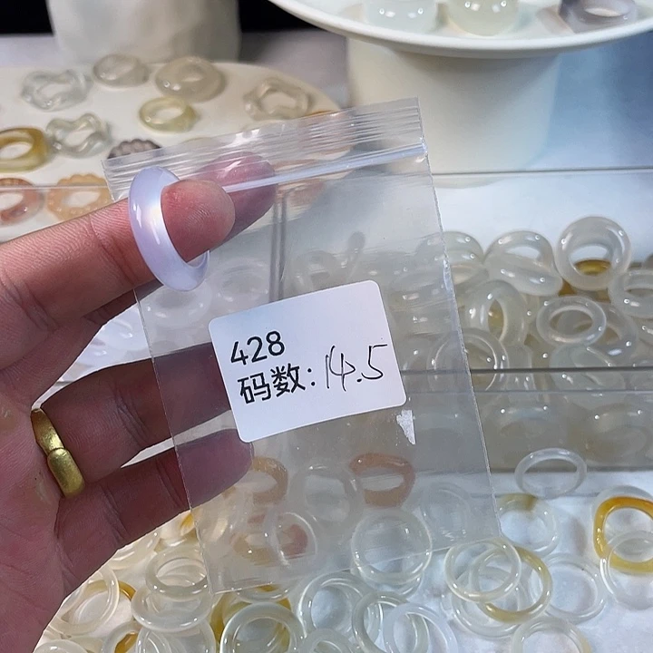未镶嵌戒指玛瑙/玉髓428