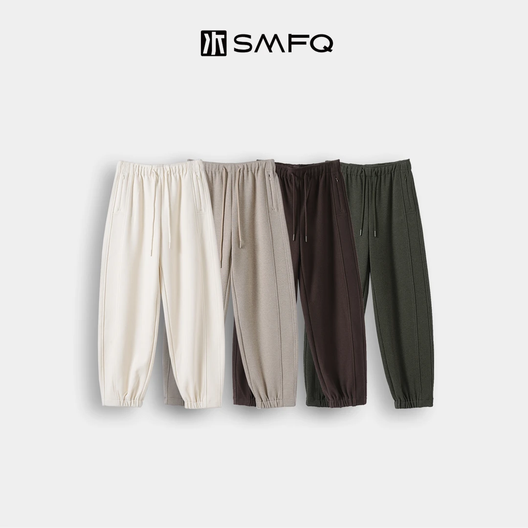 水木夫妻 醋酸羊毛秋冬软糯亲肤保暖卫裤