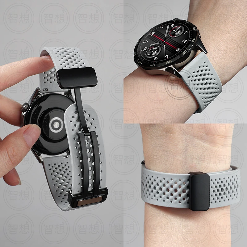 适用小米手表watchS4表带液态硅胶s4sport表链S3/S2/S1手表腕带