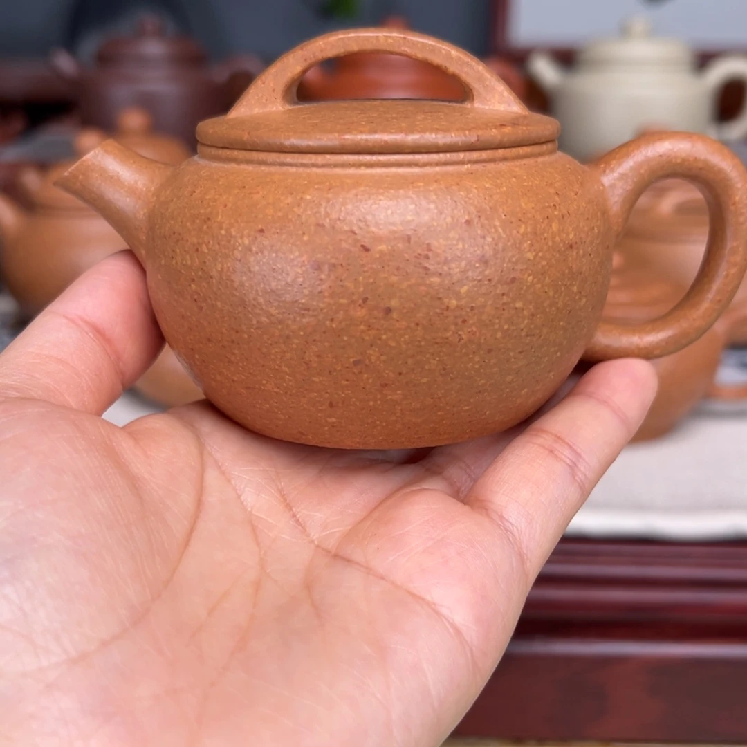 茶壶紫砂梨皮黄的160