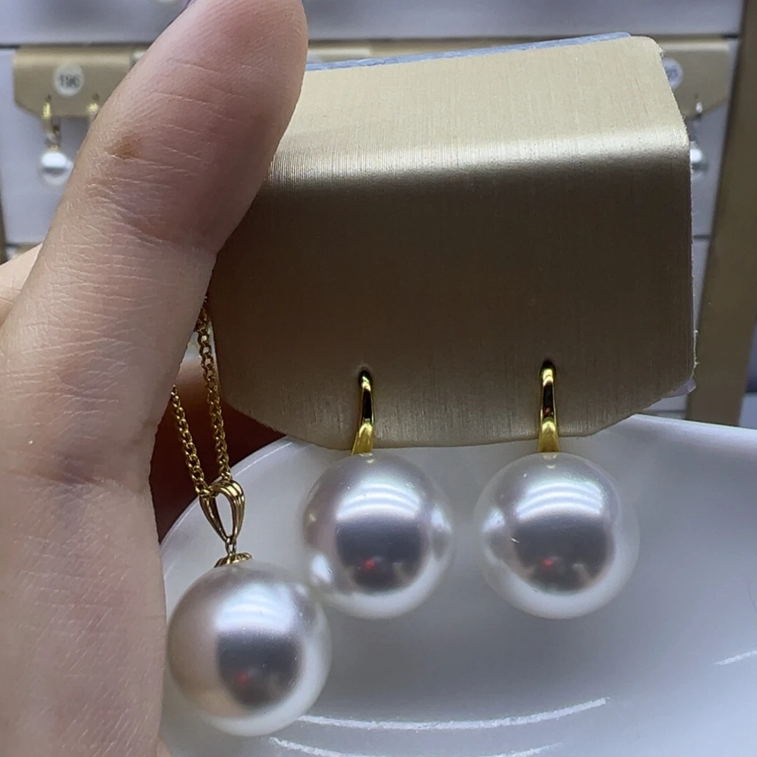 吊坠(赠链)淡水珍珠18K金镶嵌