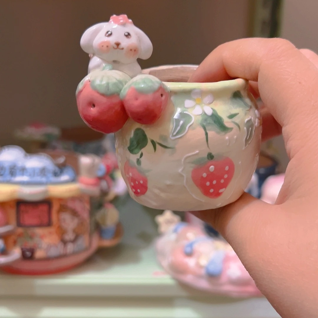 双十二福福手工多肉花盆