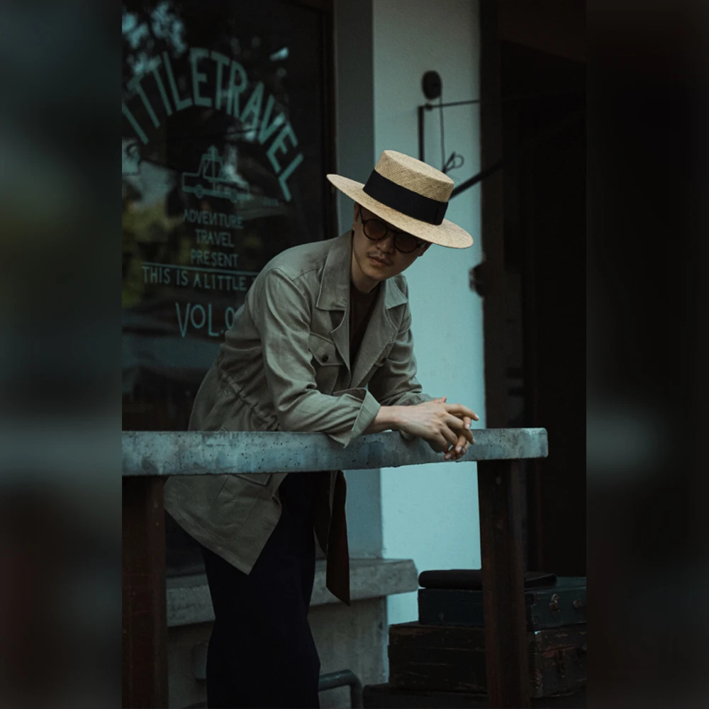 UG男装品牌 高定工艺  复古意式 无结构  亚麻无里休闲  猎装夹克