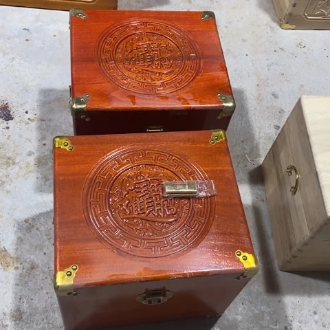 香樟木会**鱼香樟木收纳箱40.35.35