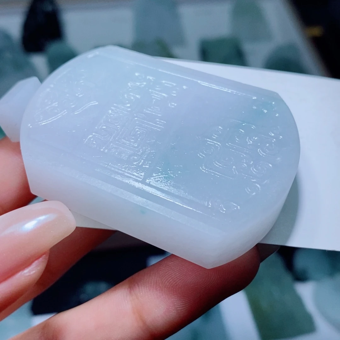 定制翡翠未镶嵌定制毛货翡翠挂件