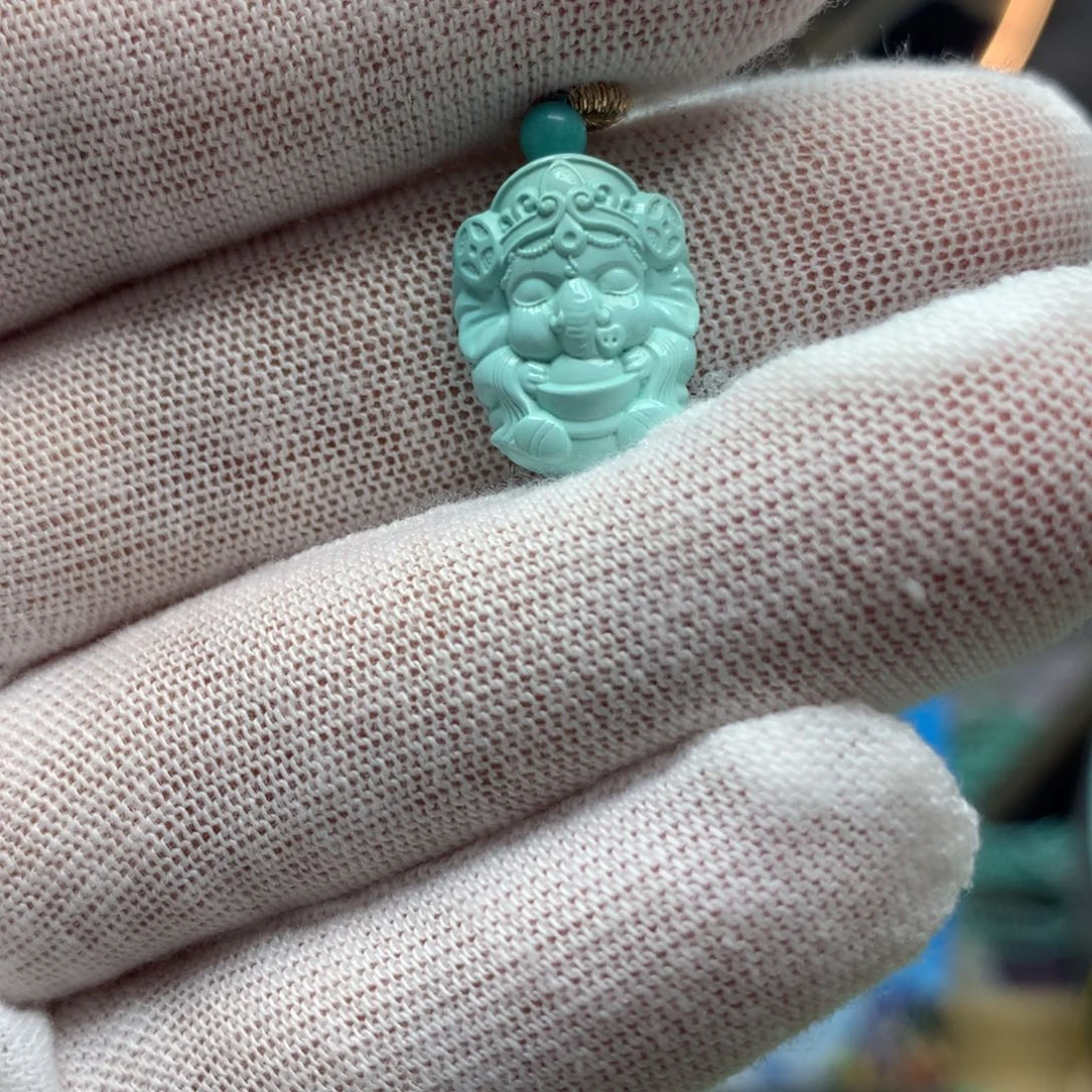 绿松石挂件未镶嵌