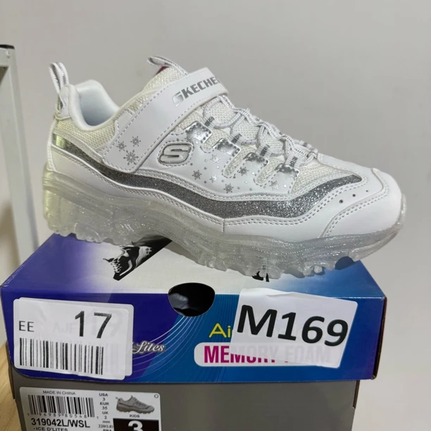 SKECHERS/斯凯奇M169 女童熊猫鞋 35码