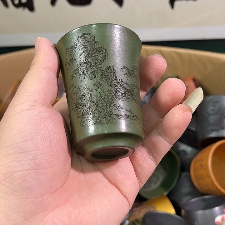茶杯紫砂全手工紫砂主人杯