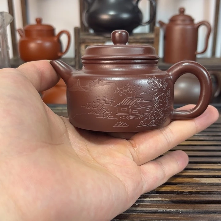 茶壶紫砂原矿紫砂手工制作