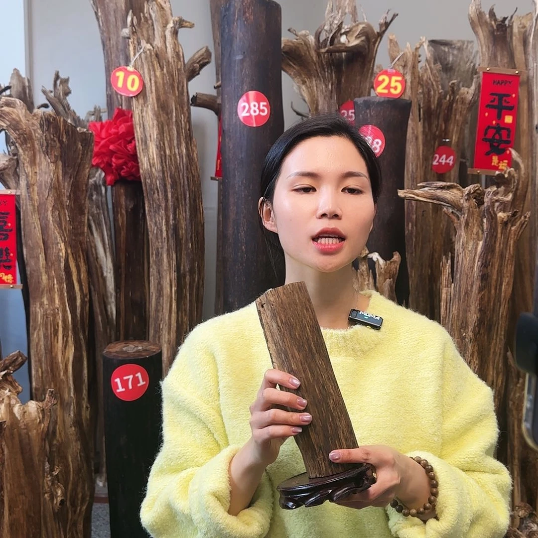 沉香木摆件沉香原木工艺品摆件➕底座