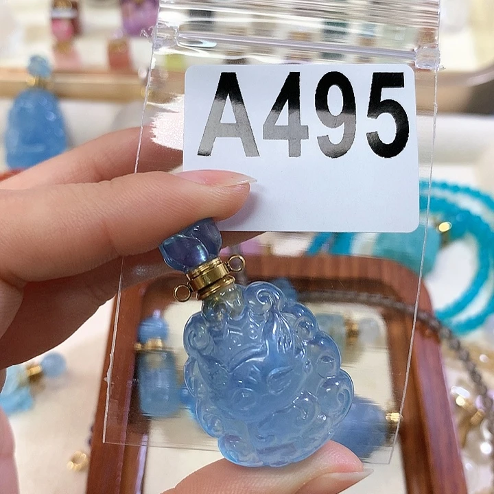 水晶香水瓶未镶嵌浅**然