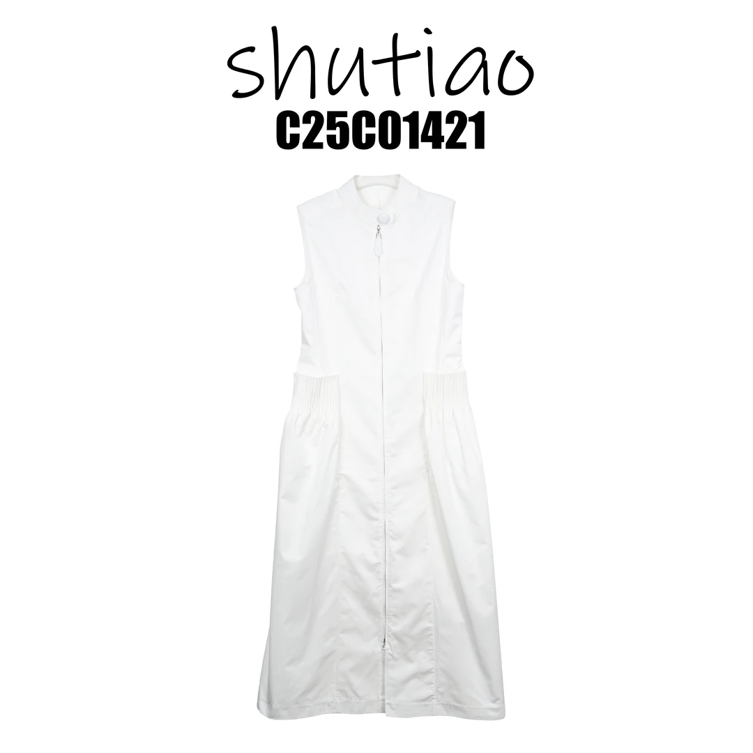【SHUTIAO】2025夏季：新款小众设计款连衣裙C25C01421