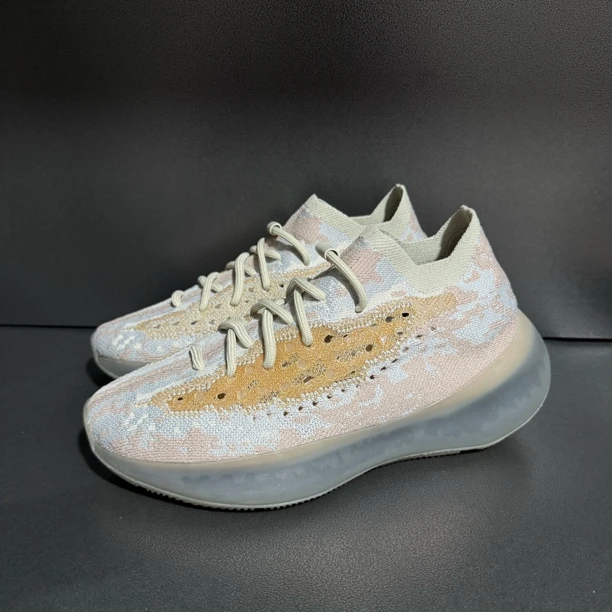 95新 adidas/阿迪达斯 40.5码/Yeezy380 蓝灰 休闲运动鞋男款