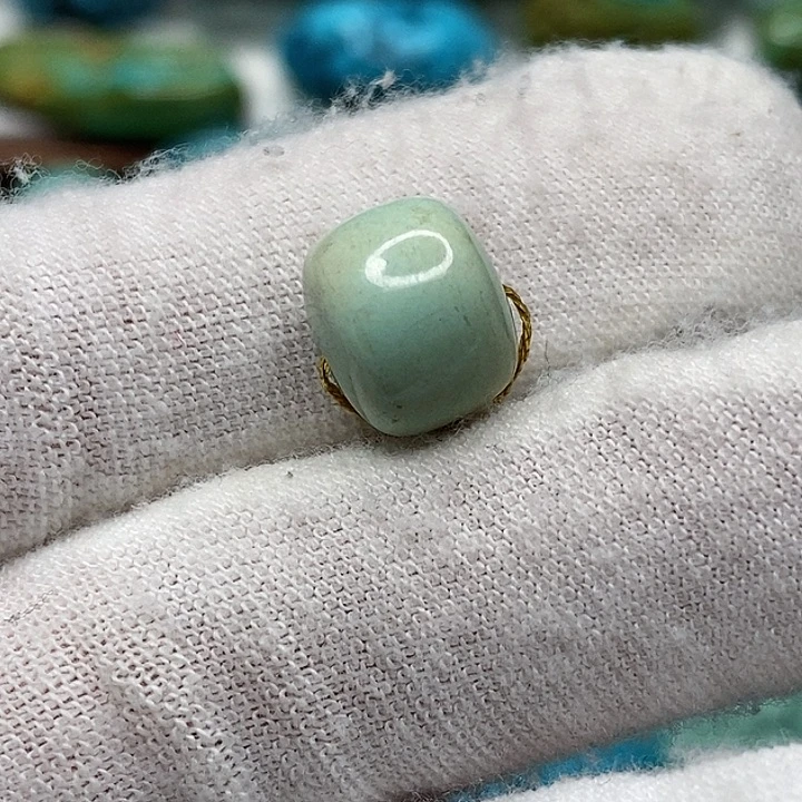 绿松石未镶嵌天然原矿 地大质检