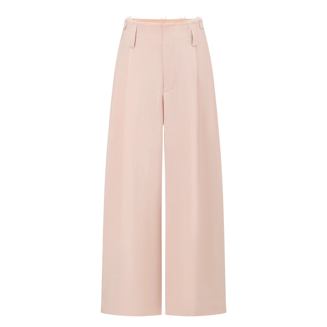 【顾文婷推荐】YOUWEI有尾25 极简老钱醋酸长裤 Y5425235