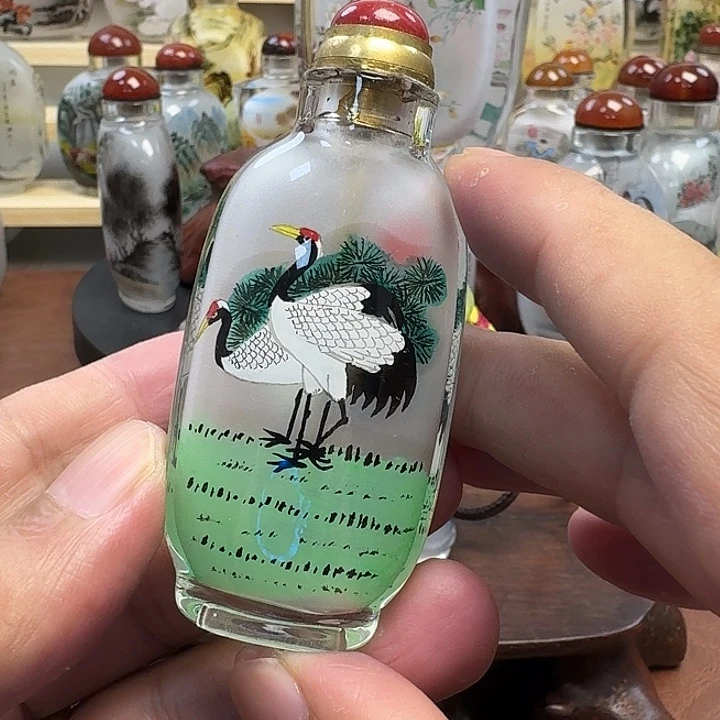 鼻烟壶内画手工绘制包邮