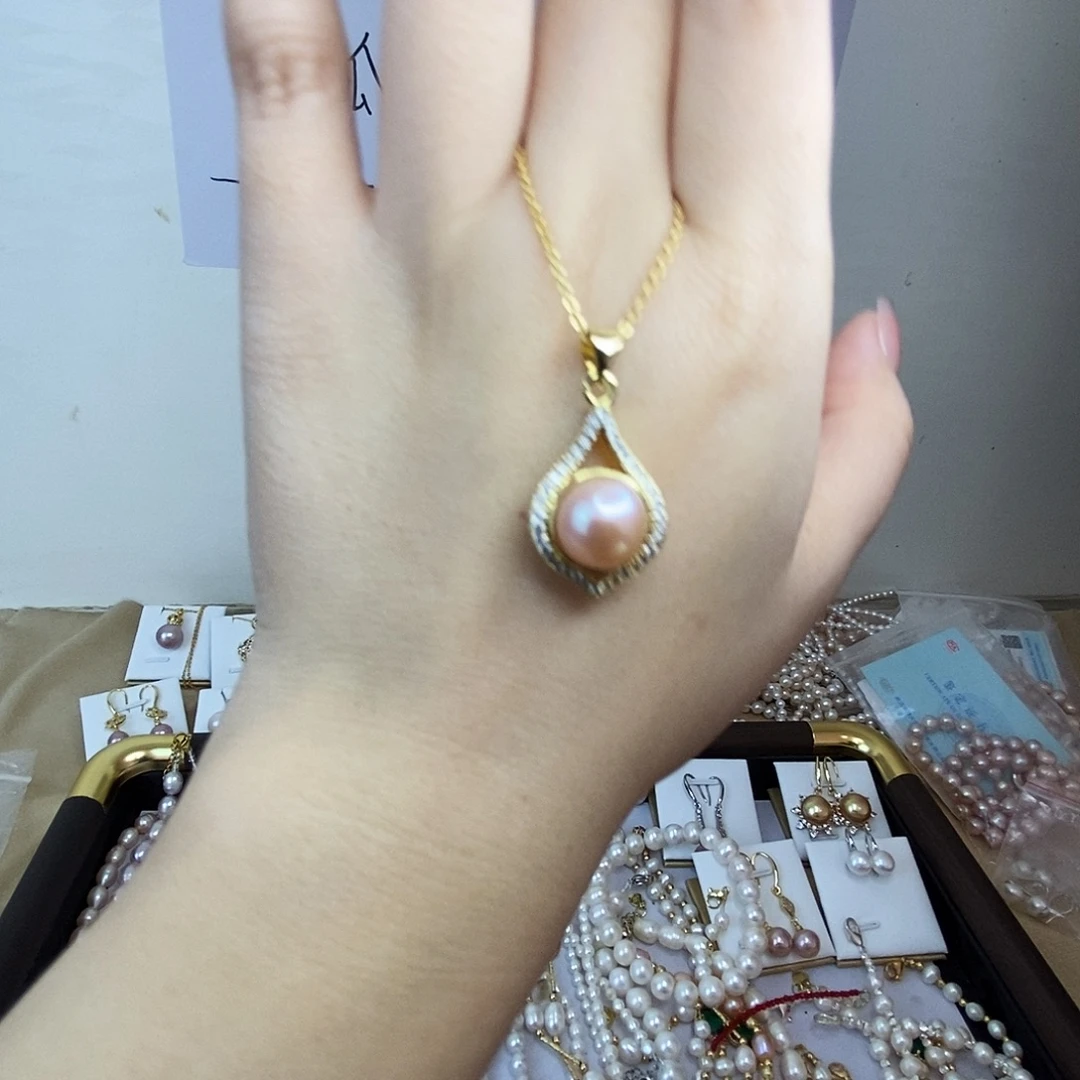 合金颈饰淡水珍珠