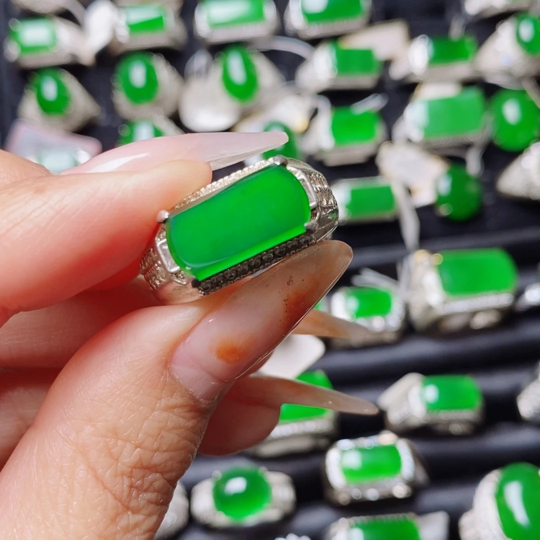 未镶嵌戒指翡翠天然翡翠正品