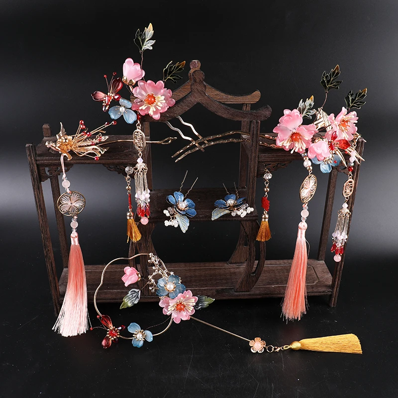 合金仿水晶婚庆饰品 喜看优选190081新娘头箍新中式秀禾头饰品