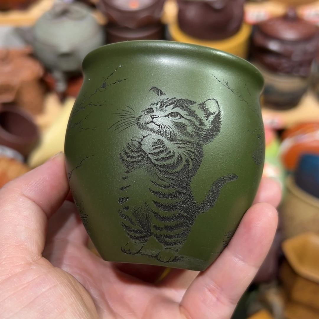 茶杯紫砂宜兴紫砂主人杯