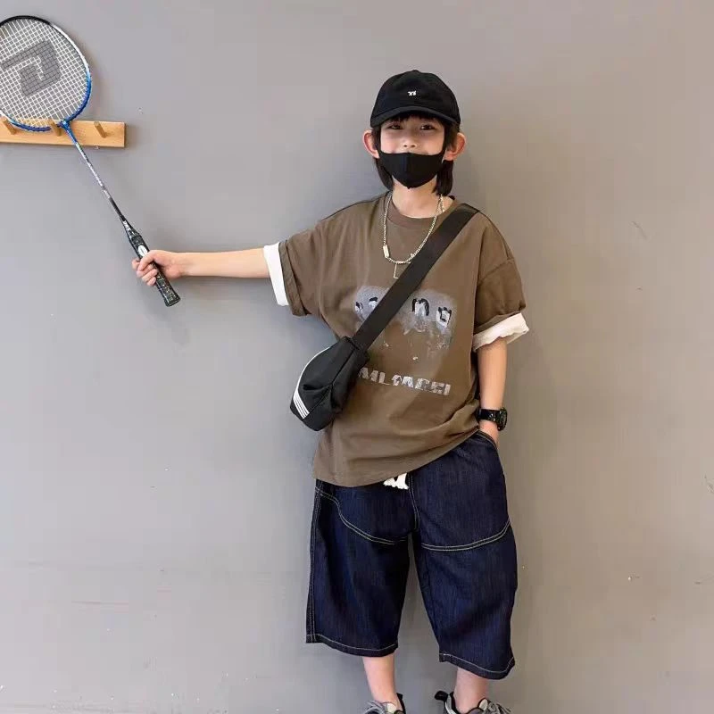 E454男童短袖T恤