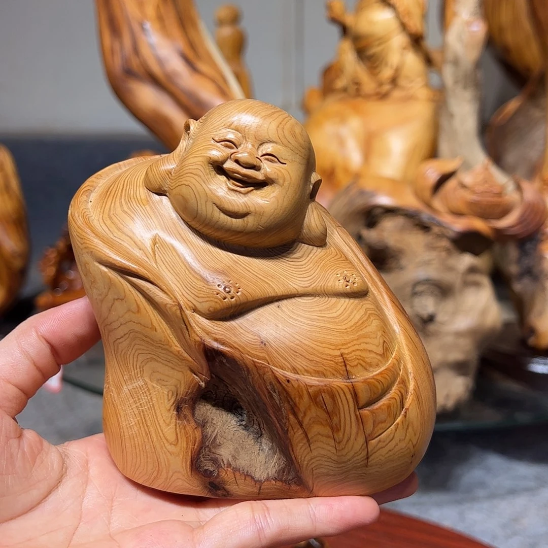 柏木崖柏木手把件摆件