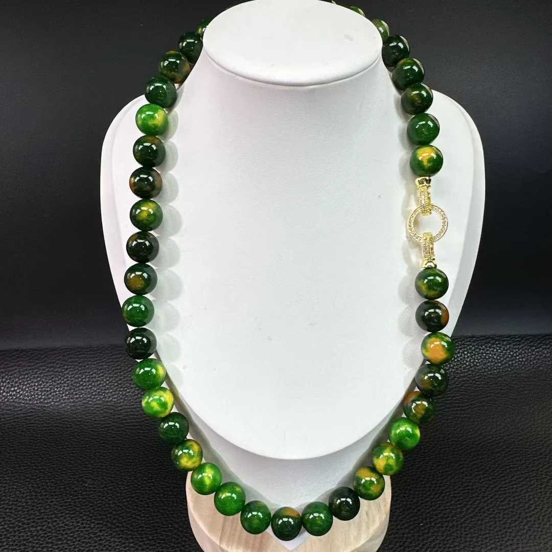 【绿黄项链12M】时尚百搭男女同款项链