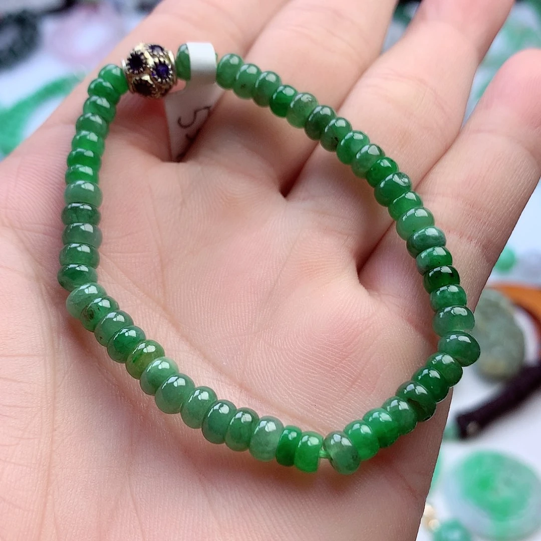 未镶嵌手链翡翠手串