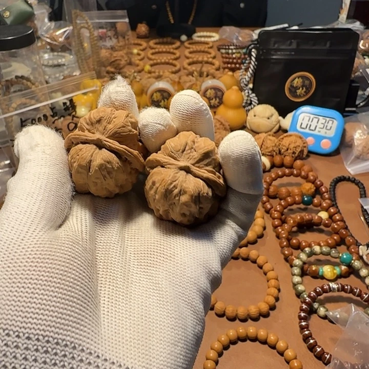 猴头核桃把件全品蛤蟆头没修