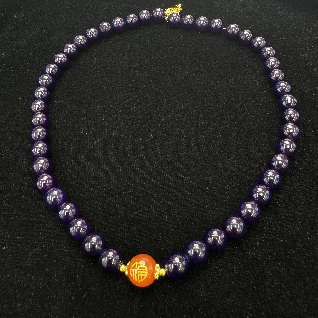 【大杨姐专属】合金镶嵌紫气东来精美玛瑙吊坠DX21554【附证书+礼盒】