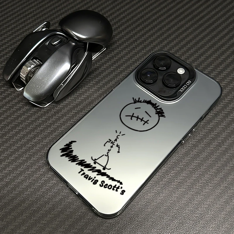 潮牌鬼脸适用苹果16手机壳15pro max保护套iphone14创意13磨砂12