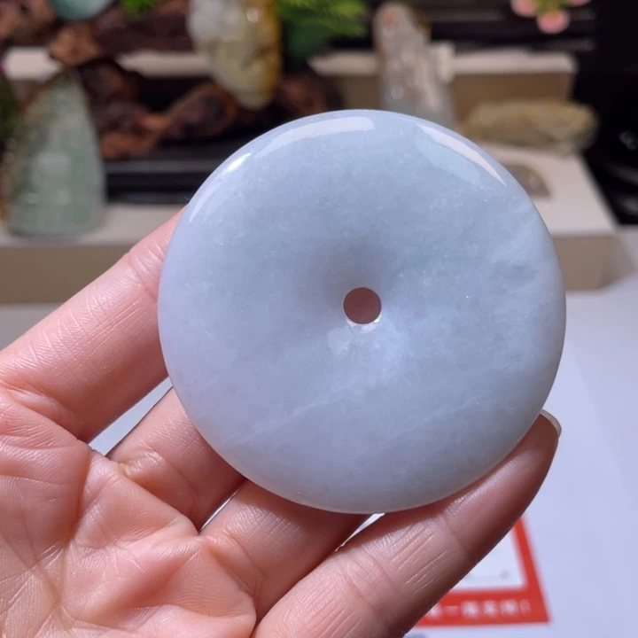 翡翠未镶嵌颈饰翡翠平安扣
