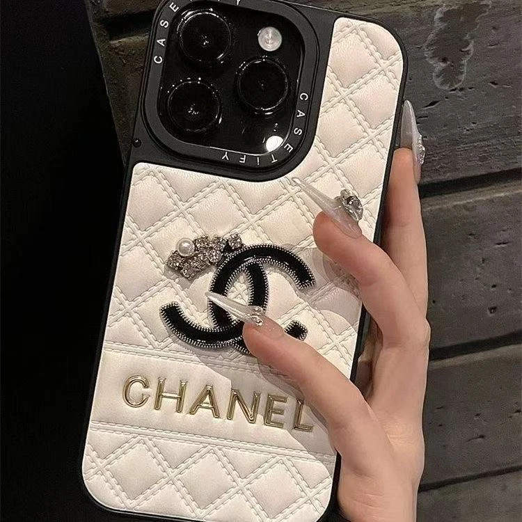 【高颜值】奢华小香风苹果17Promax手机壳适用iphone16高档大牌皮质